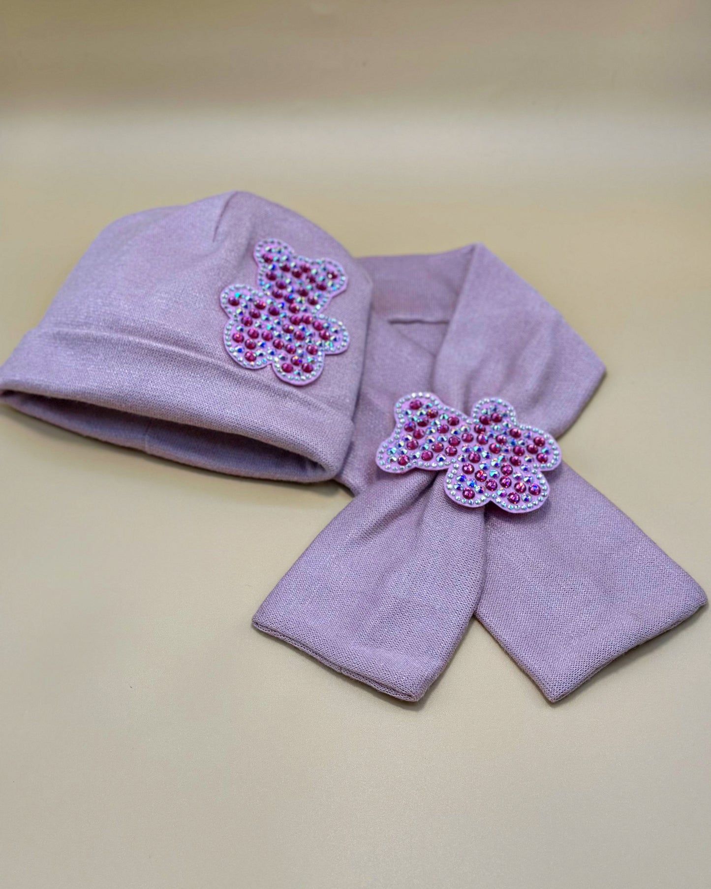 Set cappellino con /senza Pon Pon + Sciarpa