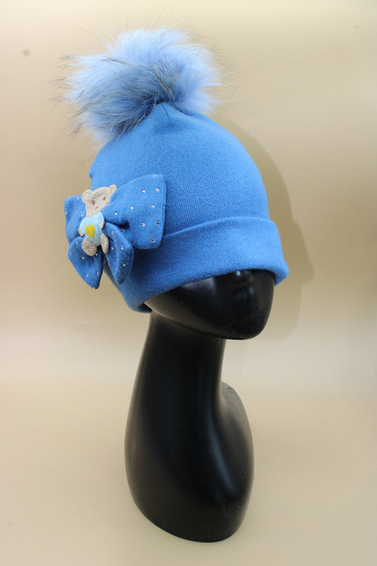 Cappellino azzurro Fiocco