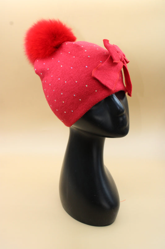 Cappellino Rosso Fiocco