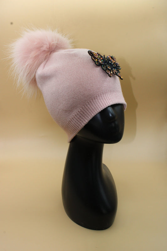 Cappellino Rosa Farfalla