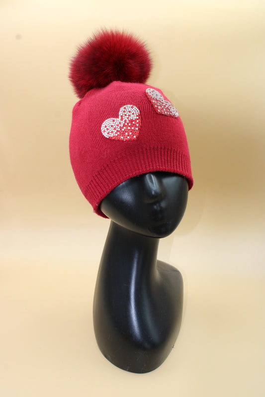 Cappellino Rosso cuore