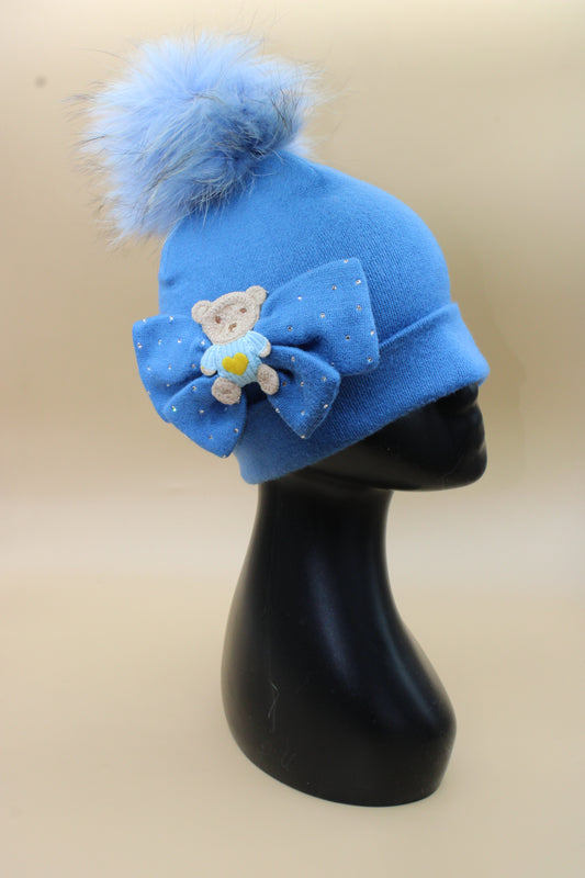 Cappellino azzurro Fiocco