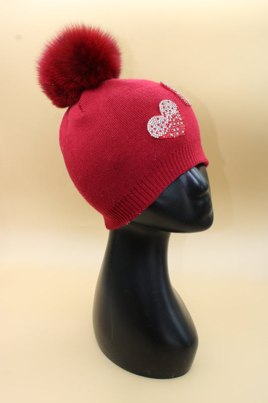 Cappellino Rosso cuore