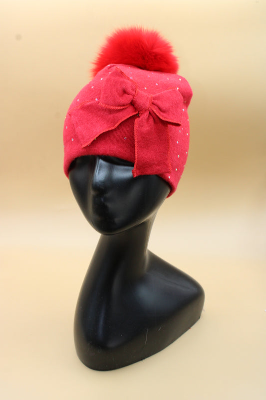 Cappellino Rosso Fiocco